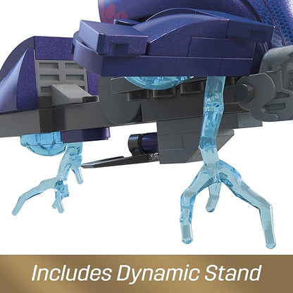 MEGA Halo Toy Building Sets Ghost of Requiem with 135 Pieces 4 Micro Action Figures and Accessories for Collectors