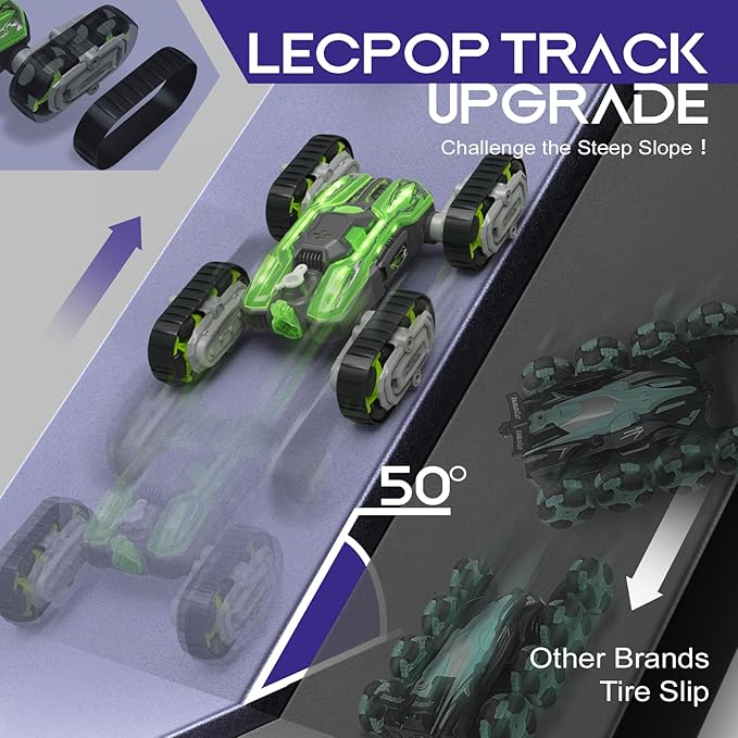 8WD Remote Control Car 2.4GHz Gesture Sensing RC Stunt Car Double-Sided Driving Climbing Toy for Kids 9 10 11 12 Year Old Christmas Birthday Gifts RC Cars Toys for Ages 6 7 8-13 14 Boys Girls