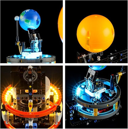 LIGHTAILING Light for Lego-42179 Planet Earth and Moon in Orbit - Led Lighting Kit Compatible with Lego Building Blocks Model - NOT Included The Model Set
