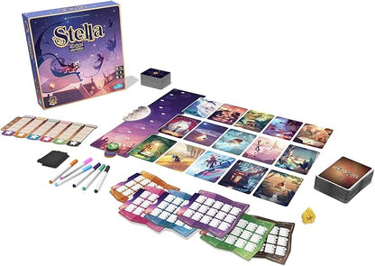 Asmodee Stella: Dixit Universe Board Game - Competitive Sky Exploration Image Association and Strategic Guessing Fun Family Game for Kids and Adults Ages 8+ 3-6 Players 30 Min Playtime