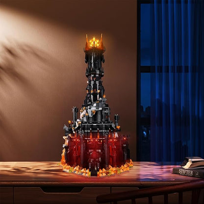 Kyglaring LED Light Kit Compatible with Lego The Lord of The Rings: Barad-dur 10333 Building Blocks Upgraded Lighting Accessories for 10333 Model Set (Model Not Included) Classic Version