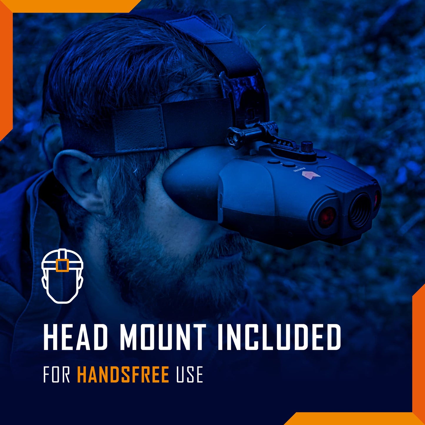 Night Vision Goggles - Nightfox Swift Head Mounted Night Vision Binoculars, Wide Angle 1x Lens NVG, Close Quarters NVG Goggles Tactical Infrared Night Vision Binoculars for Adults