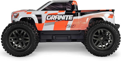 ARRMA RC Truck 1/10 Granite 4X4 RTR Brushed Monster Truck Orange RTR (Battery and Charger Not Included) ARA4202V4T3