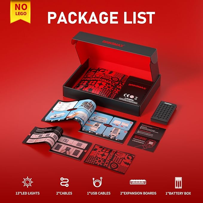 BRIKSMAX Led Lighting Kit for LEGO-10308 Holiday Main Street - Compatible with Lego Icons Building Model- Not Include Lego Set