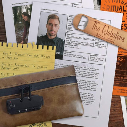 Hunt A Killer: Death At The Dive Bar Solve a Murder at Old Scratch Tavern Immersive Murder Mystery Game Play Detective in Unsolved Mysteries Great Gift For True Crime Fans Designed for Ages 14+
