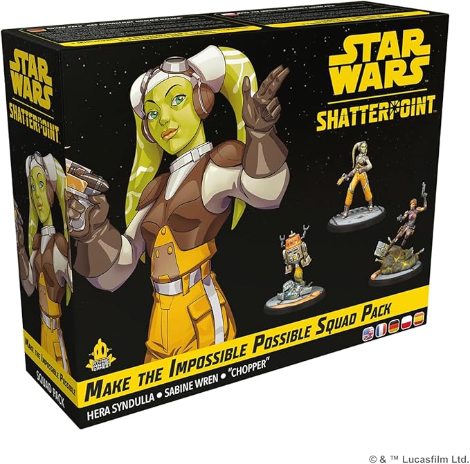Atomic Mass Games Star Wars Shatterpoint Make The Impossible Possible Squad Pack - Tabletop Miniatures Game Strategy Game for Kids and Adults Ages 14+ 2 Players 90 Minute Playtime