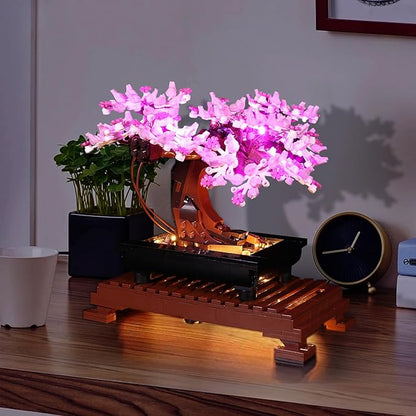 Upgraded Led Light Kit Compatible with Lego Icons Bonsai Tree Building Set Lights Decoration Compatible with Lego 10281 (Model Not Included)