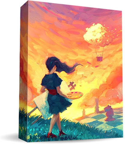 Canvas – Strategic Artistic Card Crafting Game Solo or up to 5 Players Age 14+ Award-Winning Board Game with Transparent Cards Premium Components &amp Art Cards