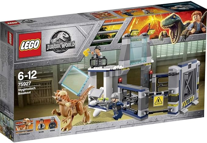 LEGO Jurassic World Escape The Stygi Moloch 75927 Entertainment Toy for Boys &amp Girls