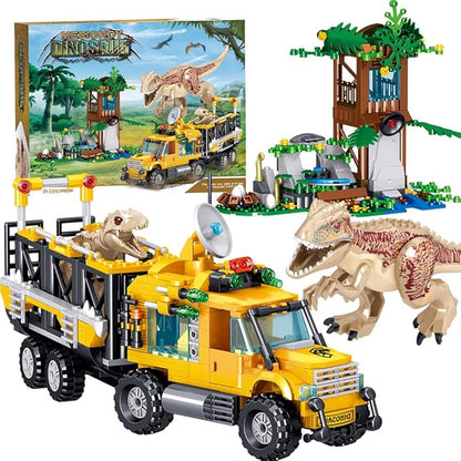 Mesiondy Dinosaurs Building Blocks Set Dinosaur Toys for Age 8-14 YearsDinosaur Park World Birthday Gifts for Boys and Girls (546 Pcs)