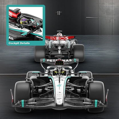 Voltz Toys Mercedes-AMG F1 W15 1:12 Scale RC Car – Officially Licensed Formula 1 Remote Control Race Car 2.4GHz for Boys Girls and Collectors (1:12 Mercedes-AMG F1 W15)