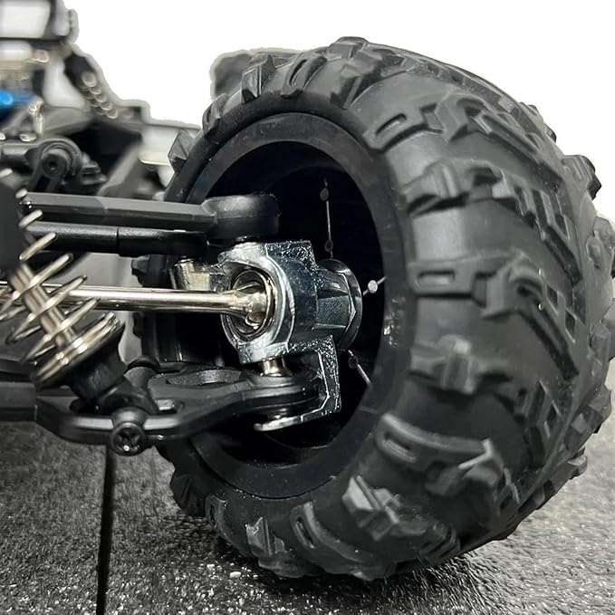 for SCY 16101 16102 16103 16201 16101 Pro 16102 Pro 16103Pro 16201Pro Metal Front Steering Cup Rear Hub Carrier 1/16 RC Car Upgrade Parts RC Accessories(Front)