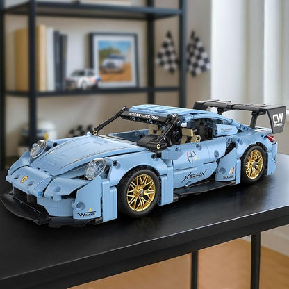 PIKARO Sports Race Car Building Set Kit for Boys &amp Adults 1:14 MOC Toys Racing Model Car Kits Birthday Gift for Boys Kids Age 8-14 12-16