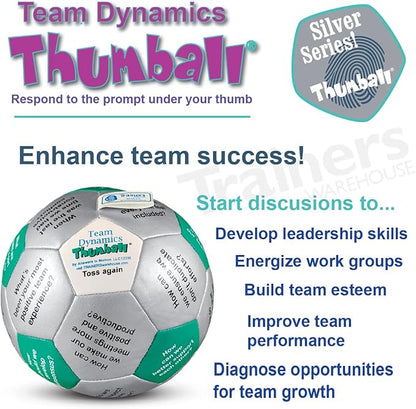 Trainers Warehouse 6 Thumball Collection 32 Prompts for Conversation Team Building Relationship and Training