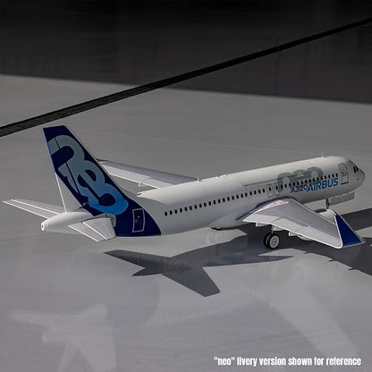 E-flite Airbus A320neo 1.5m Airliner Twin 64mm EDF BNF Basic with AS3X+ and Safe Select White EFL-1495