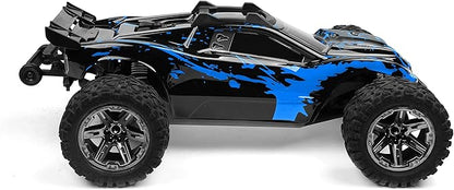 SummitLink Custom Body Muddy Blue Over Black Style Compatible for Rustler 4X4 Rustler BL-2S Rustler 4x4 Ultimate 1/10 Scale RC Car or Truck (Truck not Included) R4-BB-02