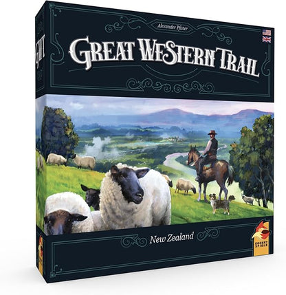Great Western Trail 2nd Edition New Zealand Board Game - Embark on a Unique Cattle Ranching Adventure! Strategy Game for Kids &amp Adults Ages 12+ 1-4 Players 75-150 Min Playtime Made by Eggertspi