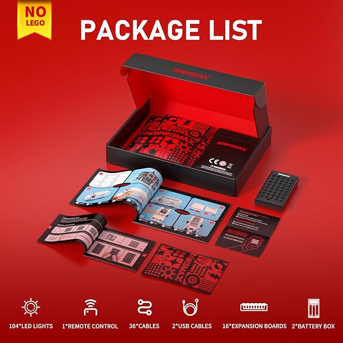 BRIKSMAX Led Lighting Kit for Harry Potter Hogwart's Castle - Compatible with Lego 71043 Building Blocks Model- Not Include The Lego Set