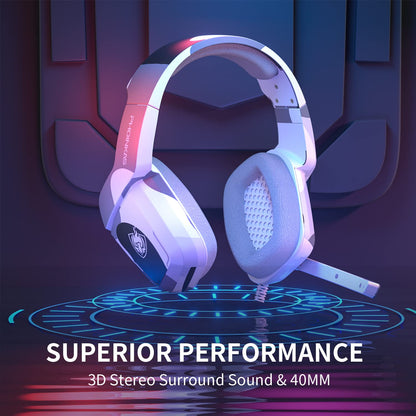 PHOINIKAS Gaming Headset for PS4, Xbox One, PC, Laptop, Mac, Nintendo Switch, 3.5MM PS4 Stereo Headset Over Ear Headphones with Noise-Cancelling Mic, Bass Surround - Camo