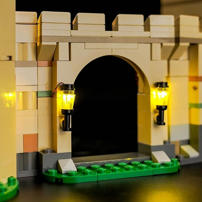 Upgraded Led Light Kit Compatible with Lego Flying Lessons Building Set Lights Decoration Compatible with Lego 76447 (Model Not Included)