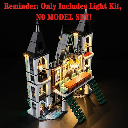 LED Light Set Compatible with Lego 76453 Malfoy Manor Building Blocks Model - Model Set NOT Included