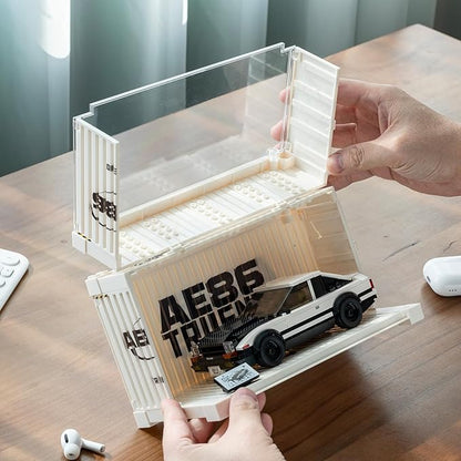 TOYOTA AE86 Trueno Building Car Sets with Display ContainerTOYOTA Officially Licensed Compatible with Speed Champions Collectible Racing Car Building Toys for Adults and Kids Boys Ages 8-16(327PCS)