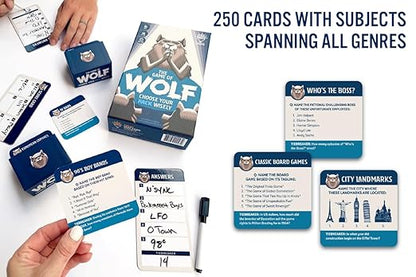 Gray Matters Games The Game of Wolf a Trivia Game for Friends Families and Teens