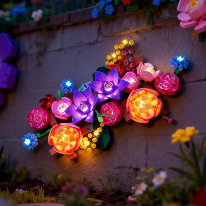 BRIKSMAX 2.0 Light Kit Compatible with Lego The Botanical Collection Flower Wall 11503 Building Sets - Original LED Lighting Kits (Accessories Only) for Display Gifts &amp Collectors
