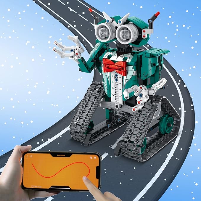 APP/Remote Control STEM Building Kits for Kids Ages 8-12 - 3 in 1 RC Robot Car Toys 440 Pcs Educational Science Projects Gift Ideas for Boys Girls