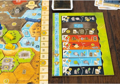 Capstone Games Boonlake Euro Strategy Board Game for 1-4 Players – Hand Management Engine Building Resource Planning Territory Development Strategic Solo &amp Competitive Fun – 90 Min | Ages 14+