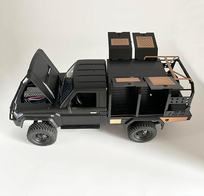 RC Rock Crawler RC Truck 4x4 1/12 Scale Remote Control Crawler MN82S Toyota Land Cruiser Off Road Vehicle All Terrain Proportional Throttle Steering 280 Motor Upgraded Chassis Adult