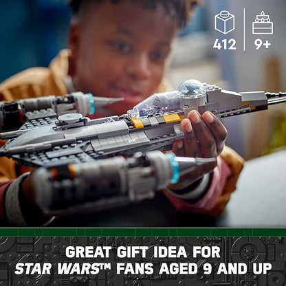 LEGO Star Wars The Mandalorian's N-1 Starfighter 75325 Building Set - The Book of Boba Fett Featuring Baby Yoda Grogu and Droid Toy Figures Birthday Gift idea for Kids Boys &amp Girls Ages 9+