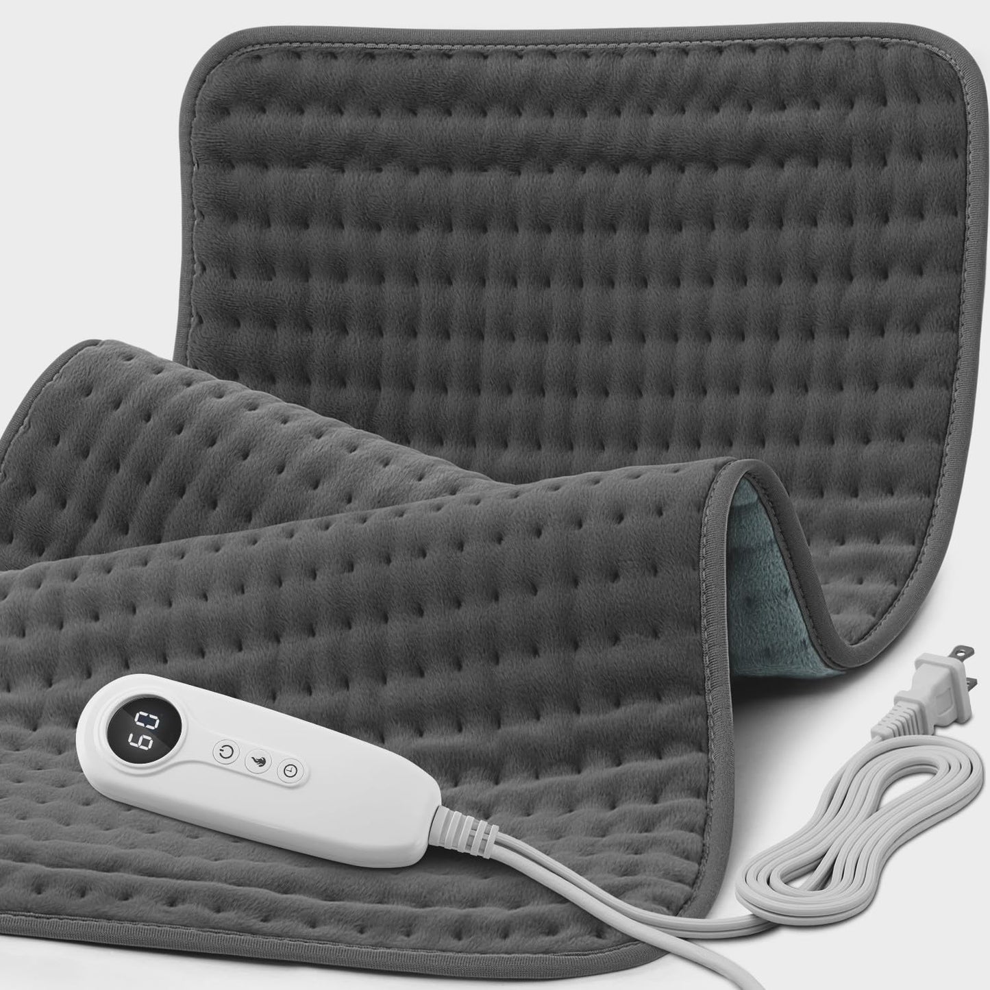 XXXL Heating Pad for Back & Women, Electric Large Heating Pads for Period Cramps Shoulder Neck Legs Pain Relief, 17"x33" King Size Heat Pad, Auto Off, Birthday Mother’s Day Gifts for Mom Dad Women Men