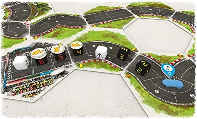 Holy Grail Games | Rallyman: GT | Strategy Board Game | Race Cars with Dice | 1 to 6 Players | 45 Minutes | Ages 10+