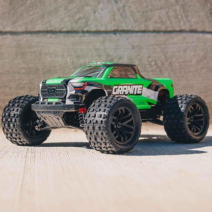 ARRMA RC Truck 1/18 Granite GROM MEGA 380 Brushed 4X4 Monster Truck RTR with Battery &amp Charger Green ARA2102T3