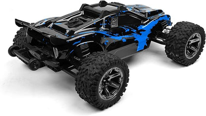 SummitLink Custom Body Muddy Blue Over Black Style Compatible for Rustler 4X4 Rustler BL-2S Rustler 4x4 Ultimate 1/10 Scale RC Car or Truck (Truck not Included) R4-BB-02