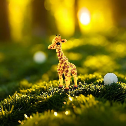 Larcele Micro Giraffe Building Blocks Animal Mini Building Toy Bricks4737 Pieces KLJM-02 (Model 2841)