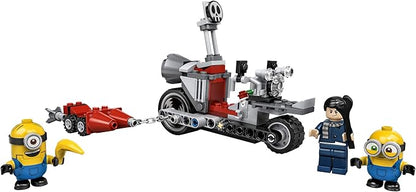 LEGO Minions Unstoppable Bike Chase (75549) Minions Toy Building Kit with Bob Stuart and Gru Minion Figures Makes a Great Birthday Present for Minions Fans (136 Pieces)