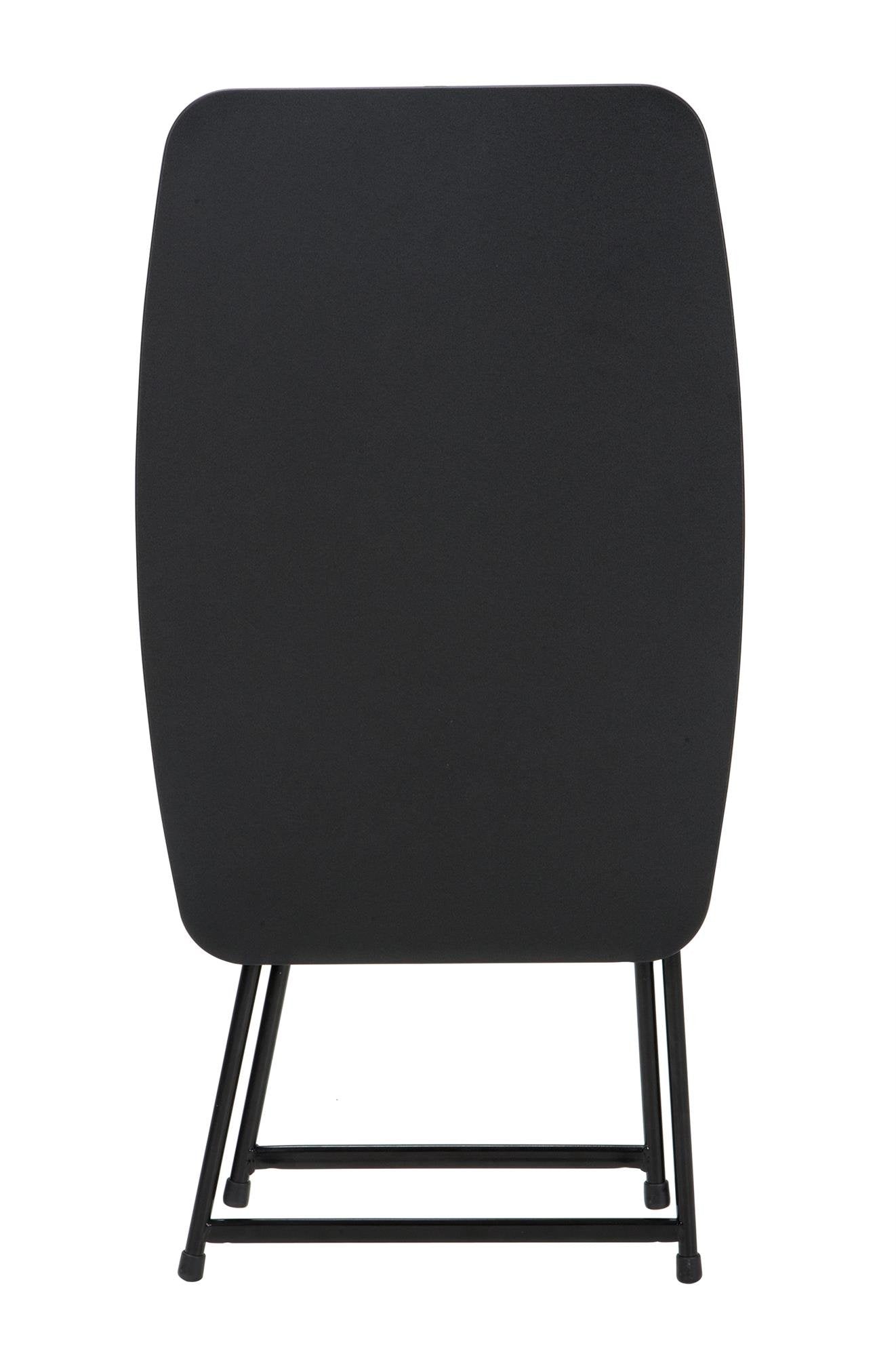 COSCO Multi-Purpose, Adjustable Height Personal Folding Activity Table, 2 Pack, Black
