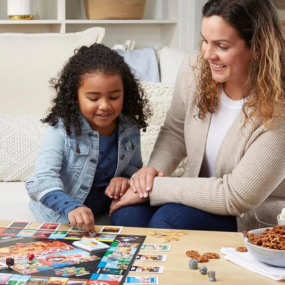 Monopoly Board Game Based on The Super Mario Bros. Movie - Family Game for Super Mario Fans - Includes Bowser Token - for 2 to 6 Players - Age: From 8 Years Old