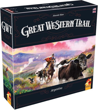 Great Western Trail 2nd Edition Argentina Board Game - Cattle Ranching Adventure in the Pampas! Strategy Game for Kids &amp Adults Ages 12+ 1-4 Players 75-150 Min Playtime Made by Eggertspiele