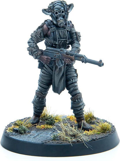 Modiphius Entertainment: Fallout: Miniatures - Cult of The Mothman: Follower - 6 Figures Appalachia Wave Unpainted Resin Miniatures Tabletop Game