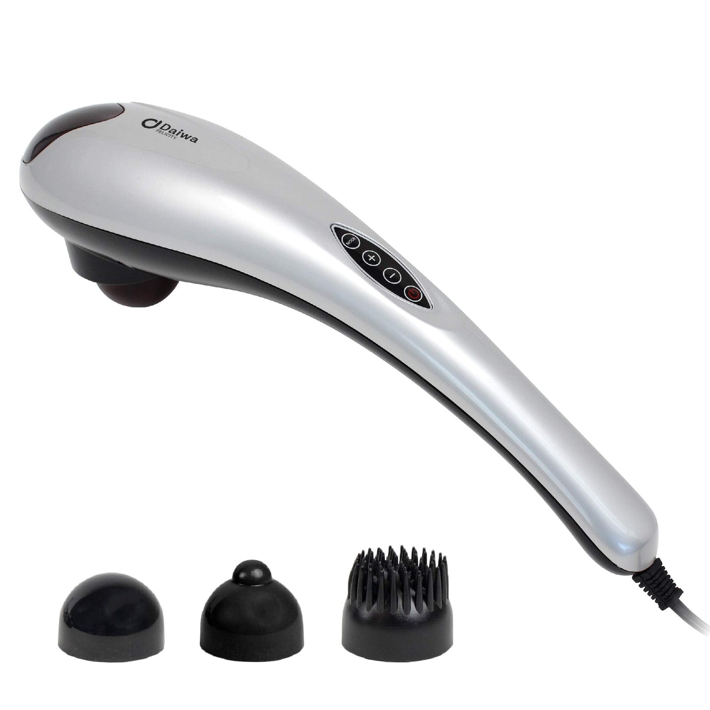 Daiwa Felicity Tapping Pro - Handheld Deep Tissue Back, Neck, Shoulder, Leg, Calf Muscle Massager with Extension Handle - FSA HSA Eligible
