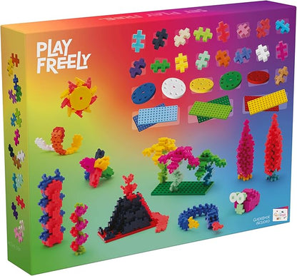 Plus Plus Learn to Build Colorverse Super Set 3D Building Block Kit Creative Stem Construction Toy for Kids 1000 Mini Interlocking Pieces