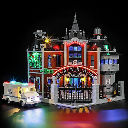 LIGHTAILING Light for Lego-76300 Arkham Asylum — Easy Install Hidden Wiring Home Decor &amp Gift-Ready (Model Not Included)
