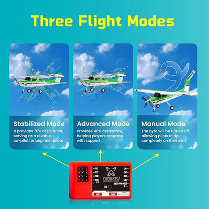 Fms Rc Planes for Adults Beginners 1220mm Ranger Remote Control Airplane with Reflex Red Hobby Rc Airplanes PNP (No Transmitter BatteryCharger)
