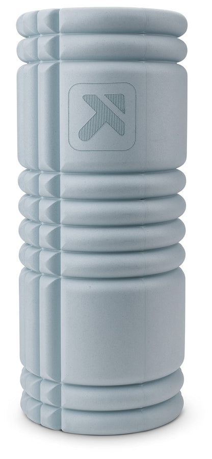 TRIGGERPOINT Performance Therapy Grid Patented Multi-Density Foam Massage Roller (80% Recycled) Exercise, Deep Tissue Muscle Recovery - Muscle Pain&Tightness, Improves Circulation (13"), Blue