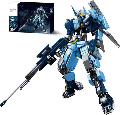 Sluban Mech Building SetRobot Mecha Building Kit with Two Interchangeable Weapons for Adults Compatible with Lego Mech Set 752PCS