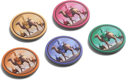 Allplay Through The Desert - Classic Strategy Board Game - Approachable Elegant Tactical - One of The Great Strategy Board Games for Adults - Also Great 2 Player Game