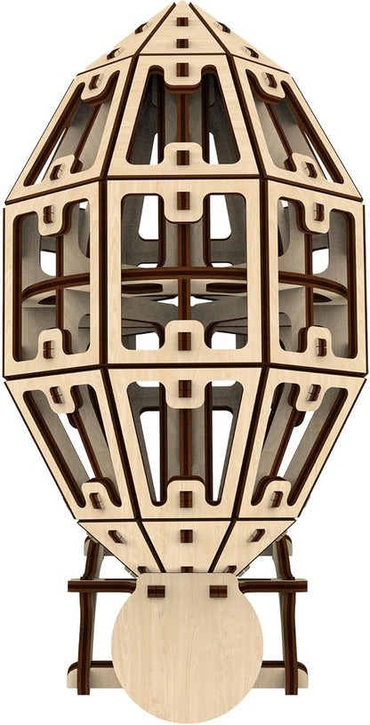 Artoya American Football Ball – 3D Puzzles for Adults 3D Wooden Puzzles for Adults Puzzle Football Model Kit Arts and Crafts Hobbies for Women Model Building Kits DIY Wooden Kit (Plain)